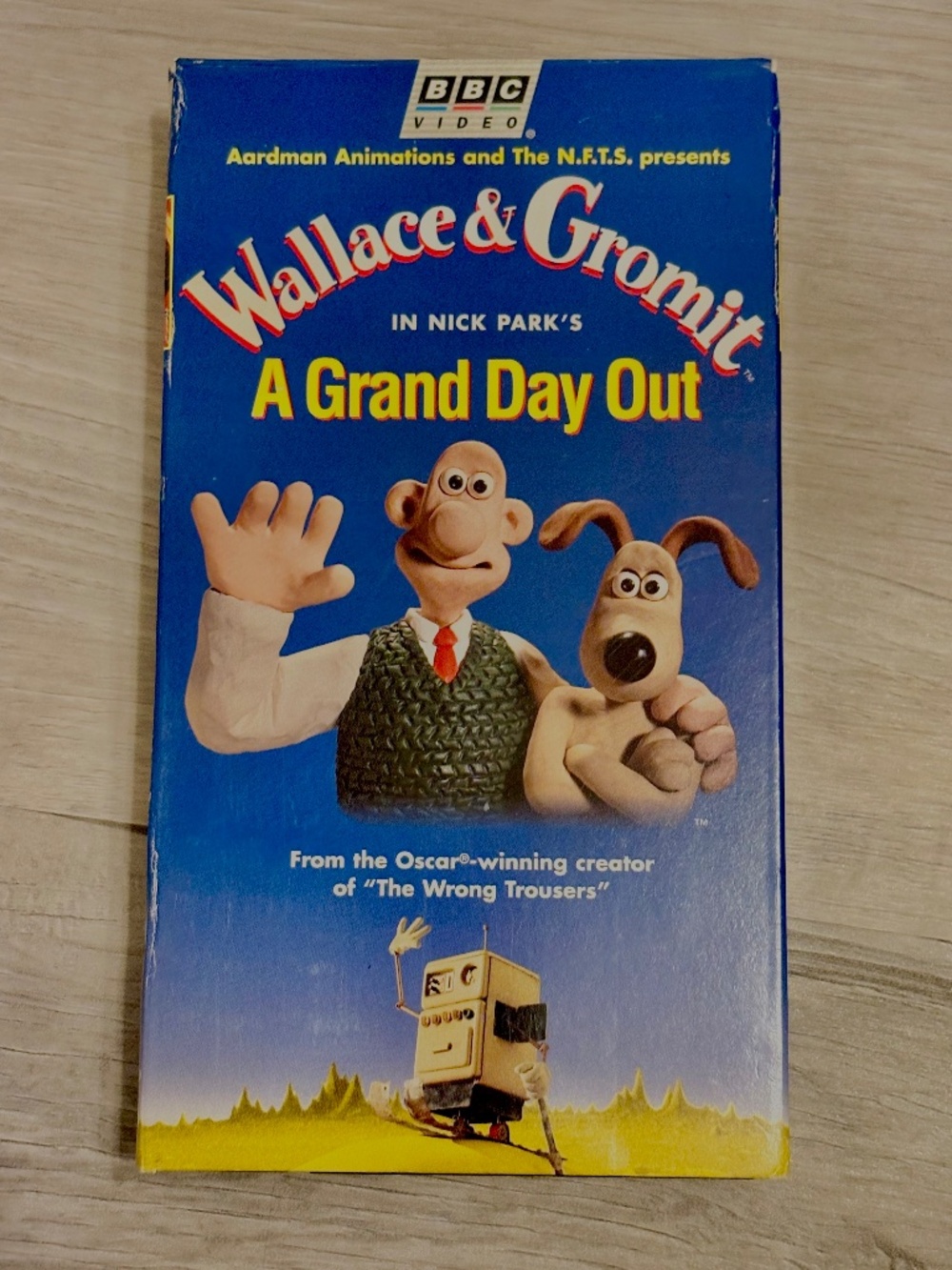 Wallace & Gromit VHS "A Grand Day Out" Nick Park BBC Video 1995 New